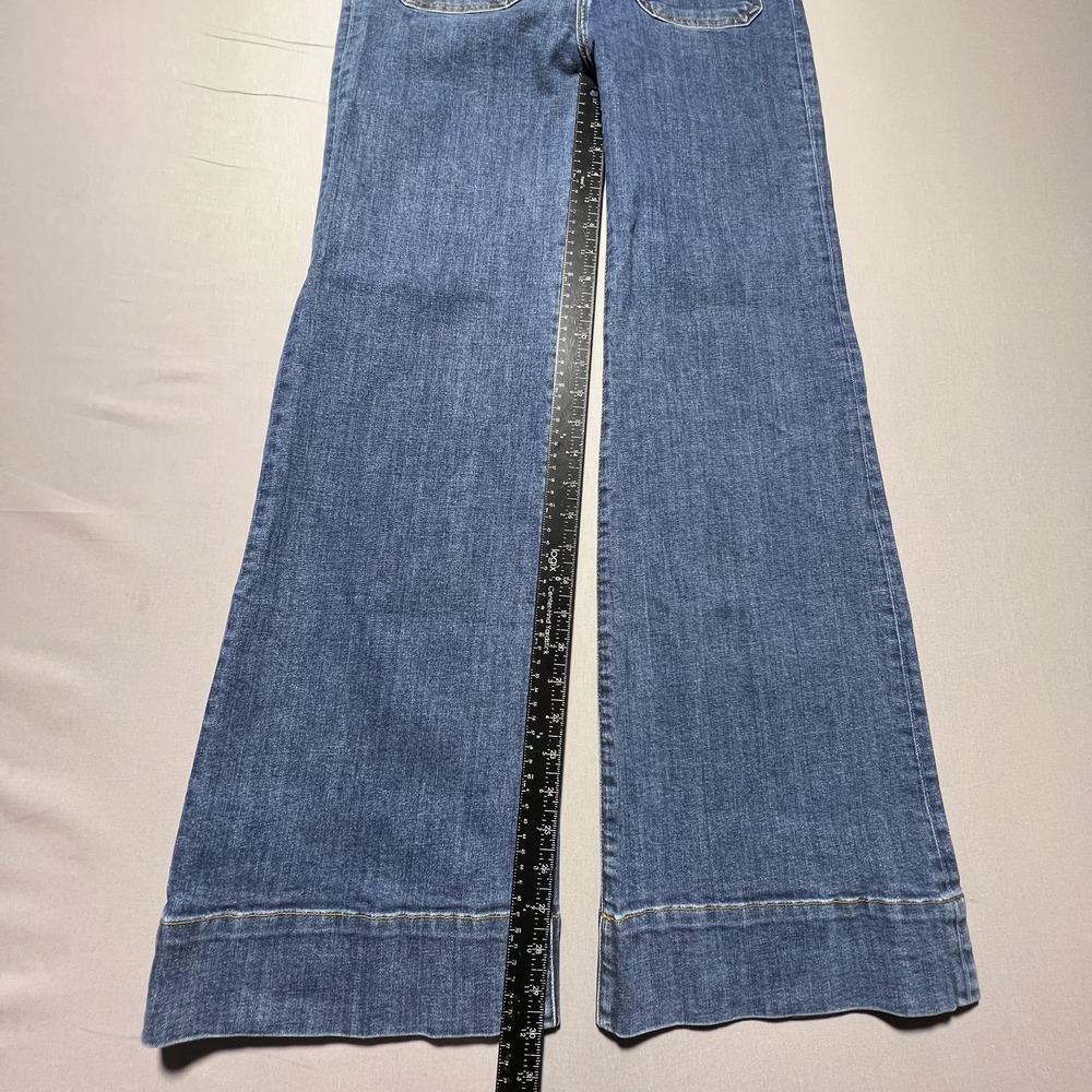 Jeanerica St. Monica Jeans Flare Wide Leg Vintage 95 High Rise SW006 Size 29 - Picture 13 of 16